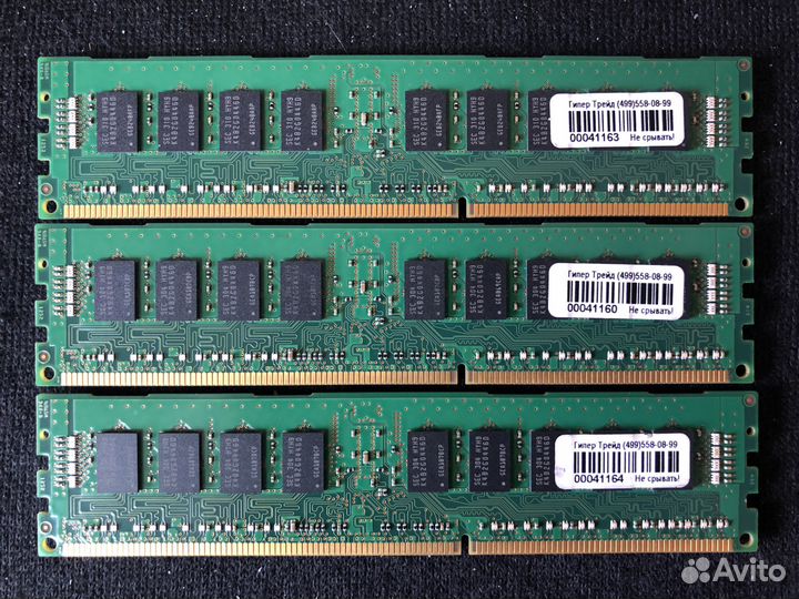 Память samsung 4gb 1Rx4 PC3L - 10600R - 09(сервер)