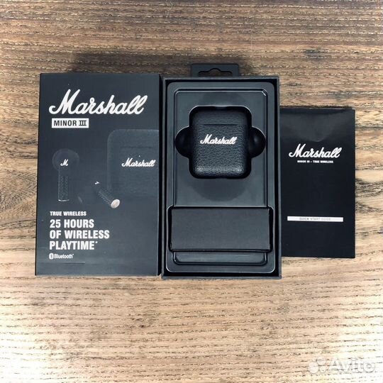 Беспроводные наушники marshall minor III