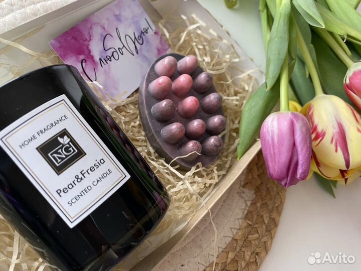 Подарочный набор из мыла ручной работы