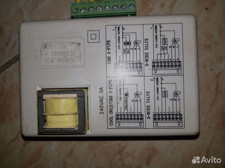 Встроенный контроллер фанкойла McQuay AC2800B1