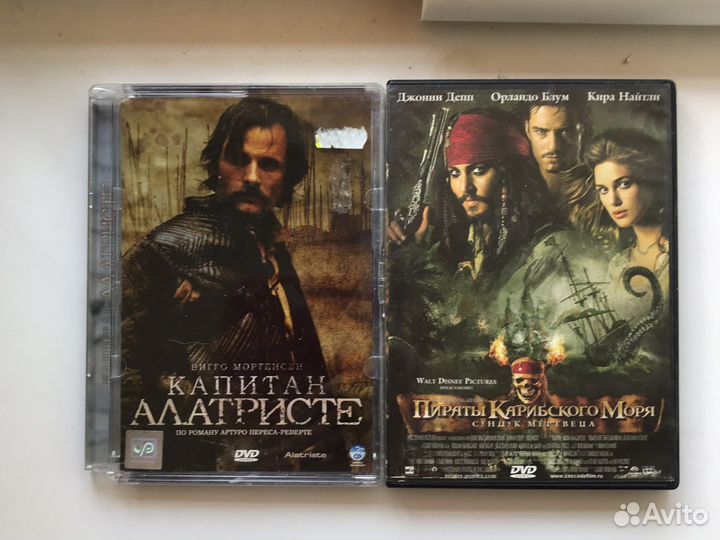 Двд диски фильмы (по одному фильму на диске)