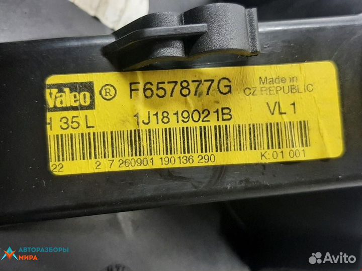 Моторчик печки Volkswagen Golf 4 2002 1J1819021C