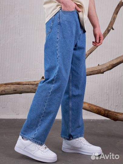 Джинсы мужские широкие