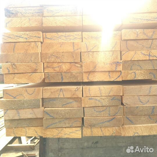 Доска обрезная хвоя 25x100x6000