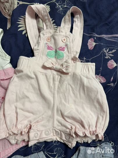 Летние вещи на девочку 68 74