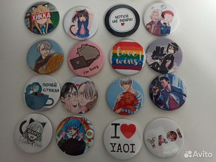 Аниме значки