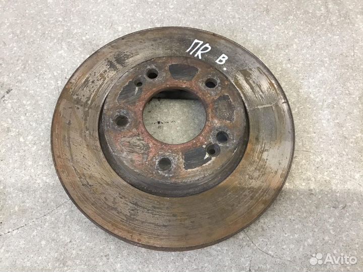 Диск тормозной передний вентилируемый Hyundai Elan