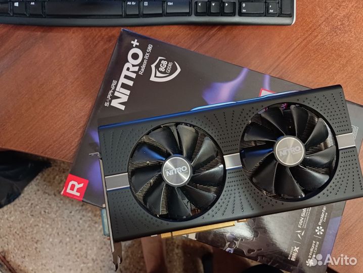 Видеокарта Sapphire nitro+ AMD RX 580 8Gb