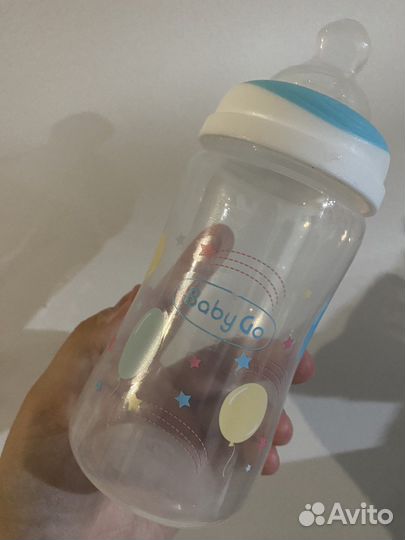 Бутылочкa Baby Go антиколиковая 0+, 270 мл. Новая