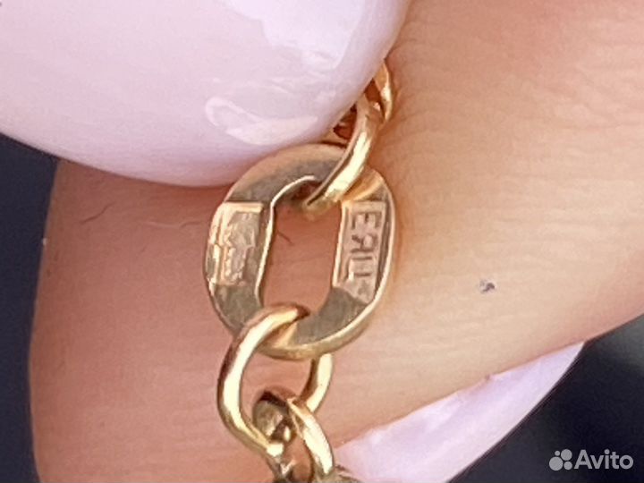 Золотая цепь 585 пробы