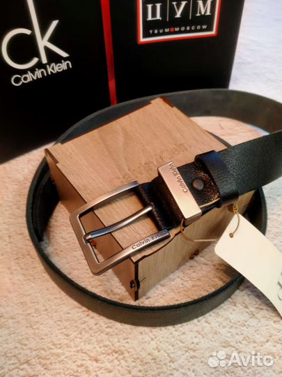 Ремень в упаковке нат.кожа