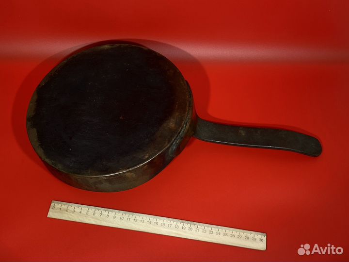 Медная сковорода СПБ Металлический Завод 1857 год