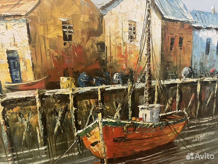 Картина с острова Родос (134х74)