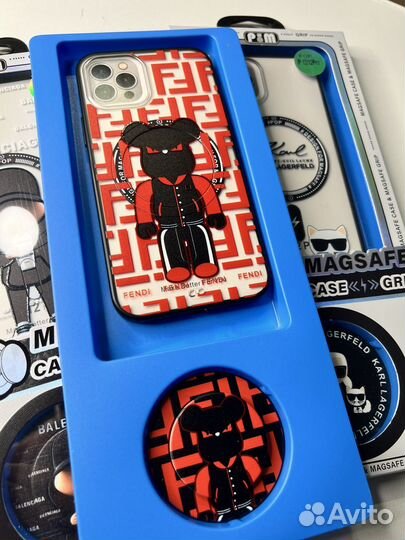 Чехол с попсокетом на iPhone 12/12Pro LUX и др