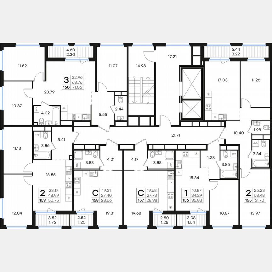1-к. квартира, 35,8 м², 2/15 эт.