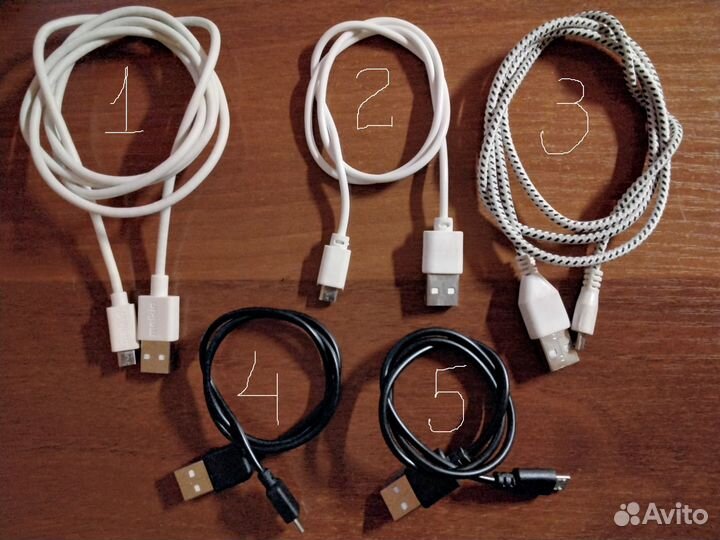 Кабели microUSB - USB 2.0
