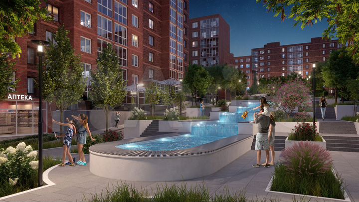 2-к. квартира, 55,8 м², 4/9 эт.