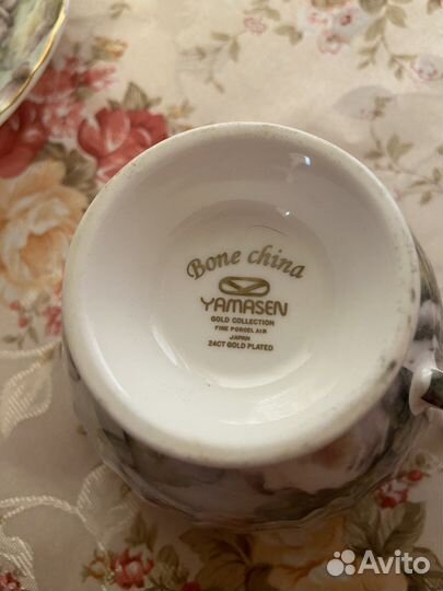 Yamasen gold collection 24ct чайный сервиз