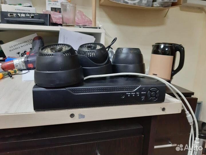 Комплект видеонаблюдения бу