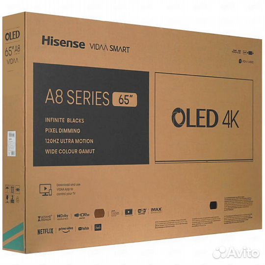 Новые Hisense 65A85H 4K Oled телевизоры