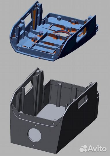 3D сканирование деталей и объектов, моделирование