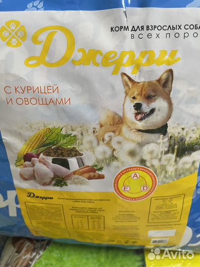 Сухие корма для собак и кошек Джерри