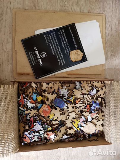 Деревянные пазлы