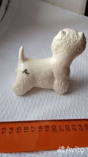 Собака терьер керамика