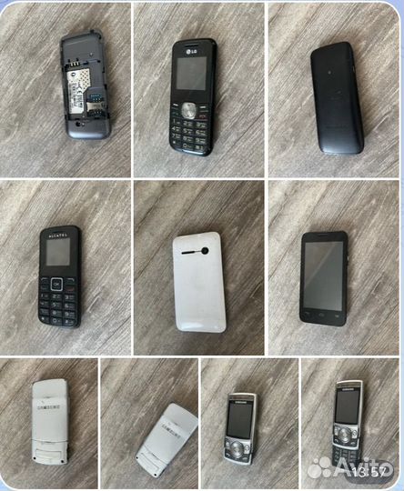 Мешок телефонов и планшет