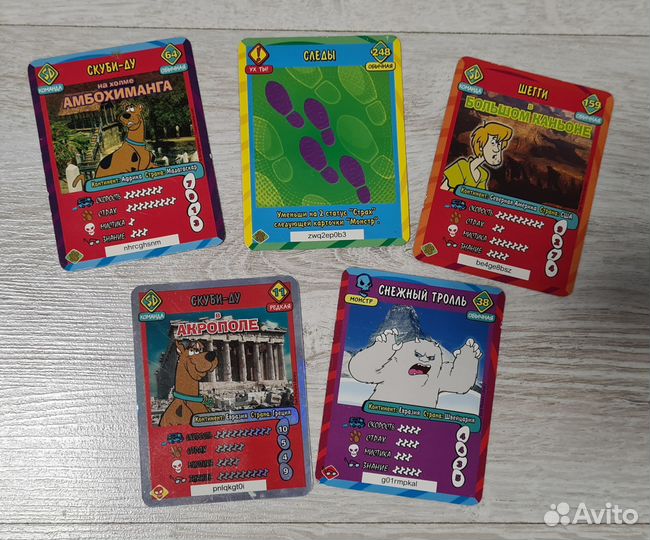 Карточки Скуби Ду Scooby-Doo