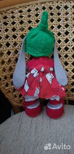 Зайка Тильда ручной работы (игрушка для детей)