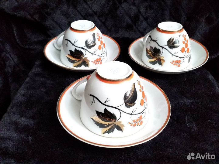 Чайные пары лфз.Фарфор 