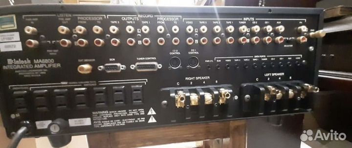 Интегральный усилитель McIntosh MA 6800 AC