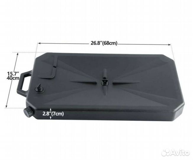 Сливной поддон для масла 68x40x7cм