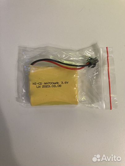 Аккумулятор аа700мАч 3.6v