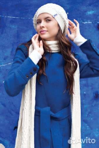 Комплект берет и шарф новые