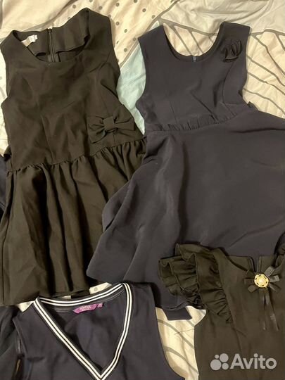 Пакет школьных сарафанов для девочки 122-128