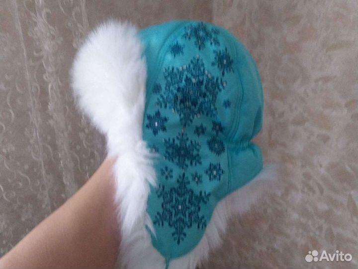 Шапка для девочки зимняя