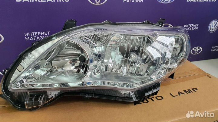 Фара на Короллу Е150 рестайлинг 2011 depo левая