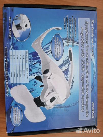 Очки лупа с подсветкой