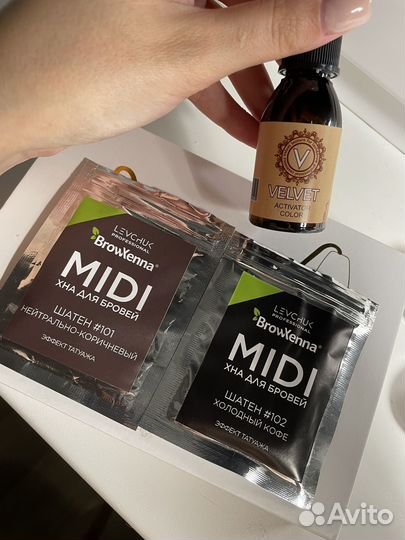 Хна для бровей brow henna