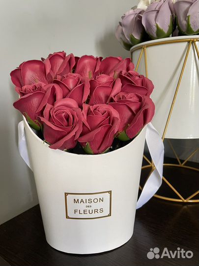 Букет из мыльных цветов