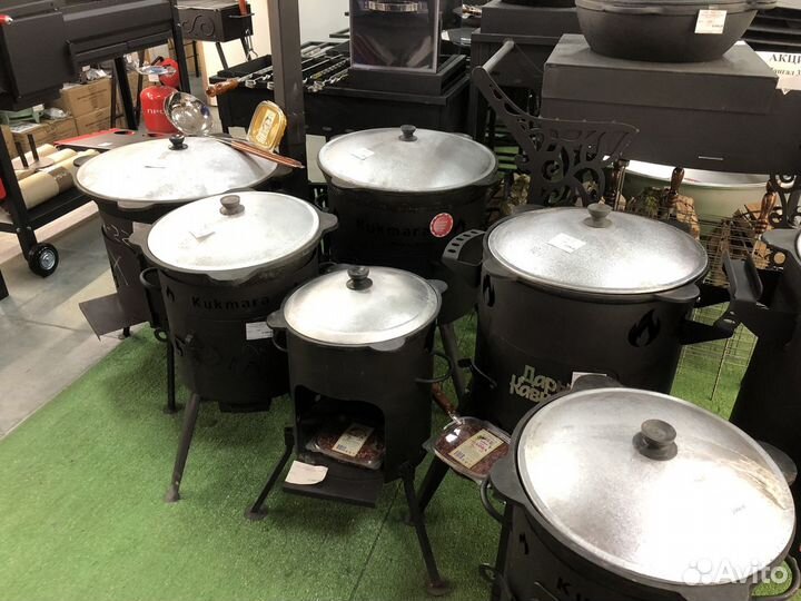 Печь под казан 8-10 литров Кукмара, d-320 мм