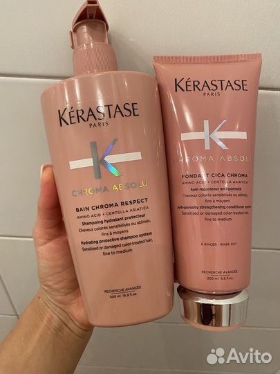 Шампунь и бальзам kerasrase