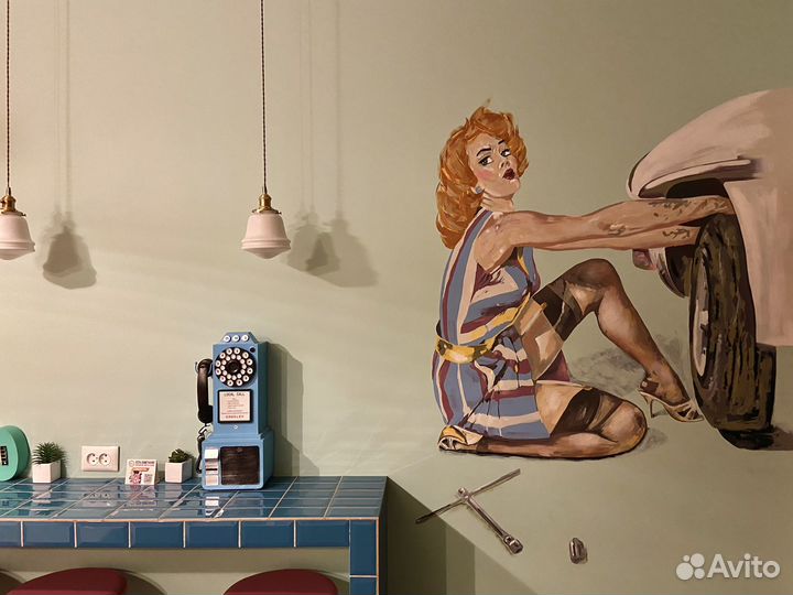 Оформление,граффити,роспись, рисование, художник