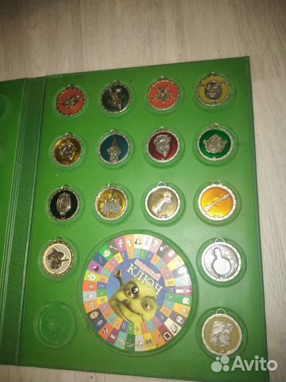 Коллекция Приключения Шрека \ журналы и амулеты