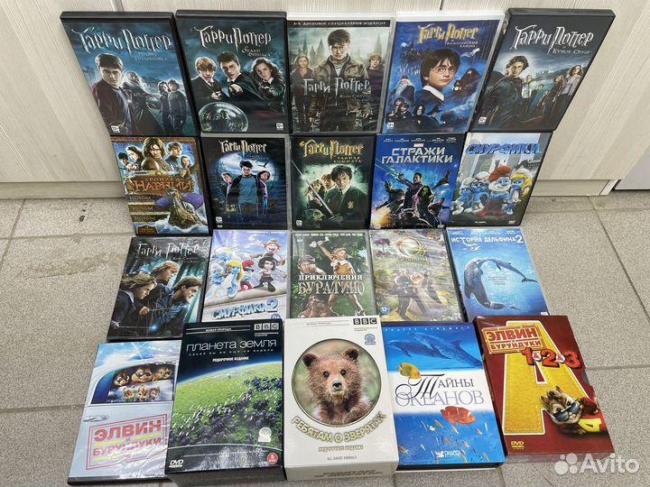 Диски dvd Blu-ray мультфильмы