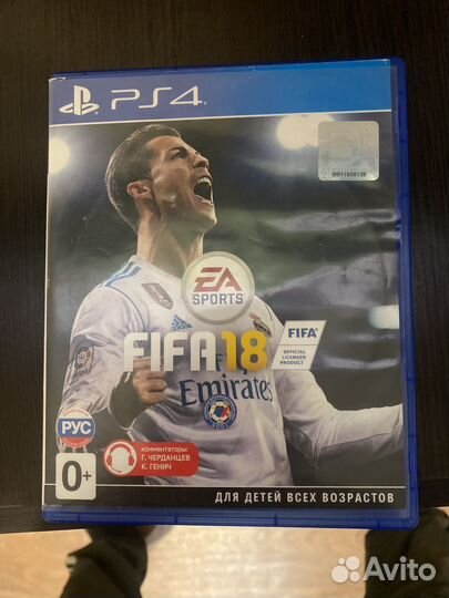 Диск fifa 18 на ps4