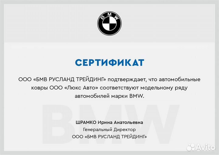 3D Коврики BMW X7 X5 X6 X4 X3 из Экокожи