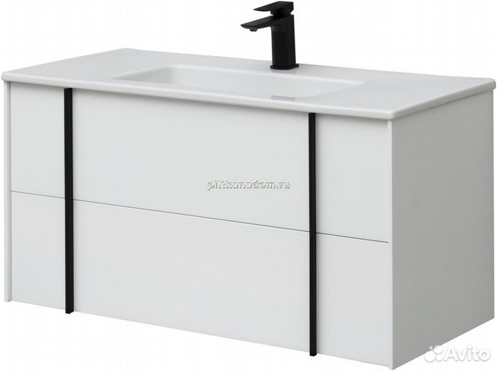 Allen Brau Reality 1.32007.WM Тумба с раковиной, белая матовая